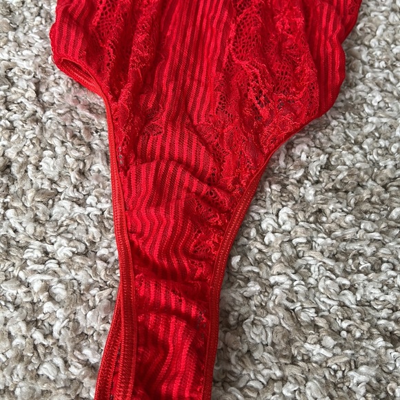 Lacey Red Pretty Little Thing Lingerie Sz S - Picture 4 of 7